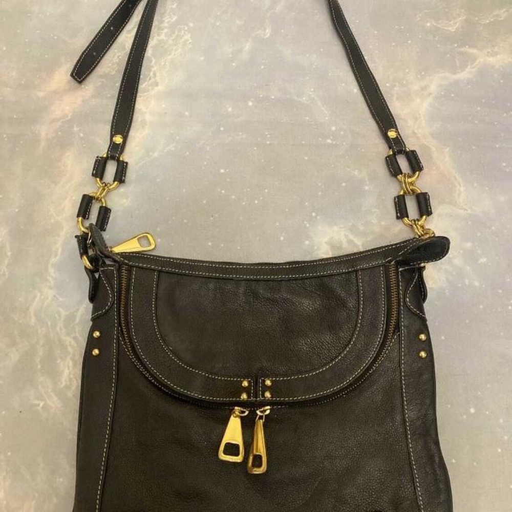 NEW Square crossbody bag, leather - Made in Italy